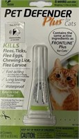 Pet Defender Plus for Cats/ Kills Fleas Ticks Lice