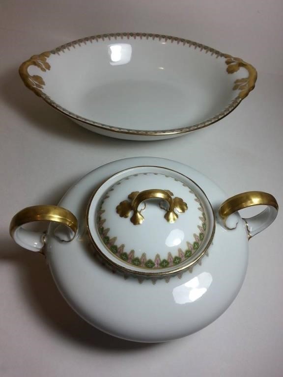 ANTIQUE LIMOGES FRANCE W M. GUERIN & CO WILLIAM