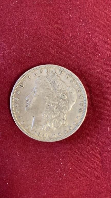 1891-O MORGAN SILVER DOLLAR