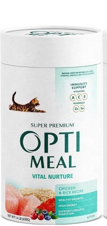 (Exp jul 2024) Optimeal Vital Nurture Kitten Food