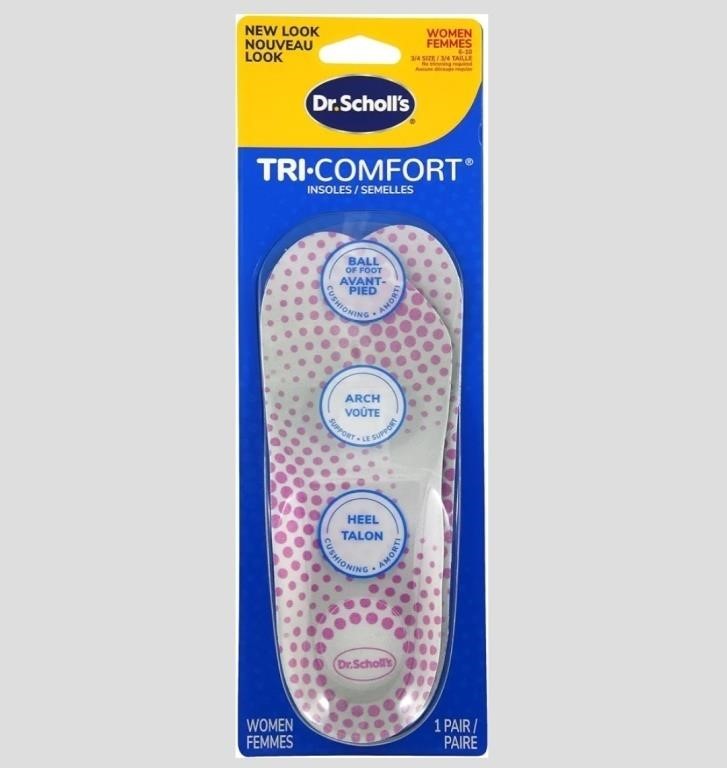 Dr. Scholls Tri-Comfort Insoles. Comfort for