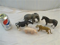 5 animaux miniatures Schleich