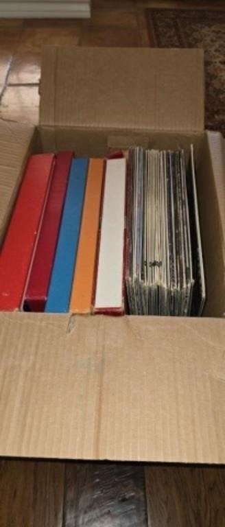 Box of old records pops big band some country