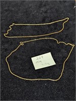 14k Gold 7.5g Necklaces
