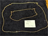 14k Gold 12.6g Necklaces