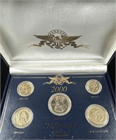 2000 24Kt gold plated coin set