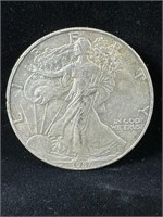 1987 1 Ounce  Silver Eagle