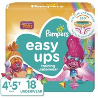 Pampers EasyUp 4T5T Jumbo Girl 4X18EA