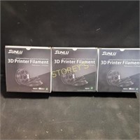 New SUNLU 3D Printer Filament 3 packs, Grey