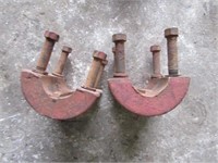 (2) Farmall M Rear Axle To Wheel Clamps