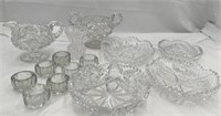 Antique Cut Crystal Serving Wear Collection