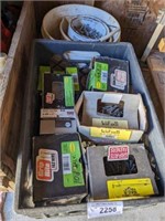 CRATE OF NAILS AND FASTENERS