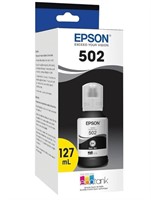 Pair of EPSON 502 EcoTank Ink Bottles Black