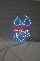 COORS LIGHT 17X10 LIGHT UP SIGN WORKS