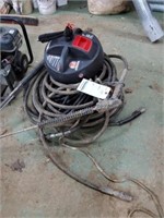 LOT OF POWER WASHER HOSES, WANDS, AND 12" SURFACE