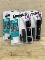 3 energizer flash lights - missing batteries