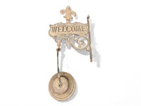 Cast Iron Welcome Wall Mount Bell