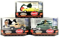(3) 1:43 2000 Mattel Matchbox Coca-Cola Collection