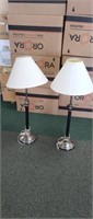 2 modern decorative 36-in table lamps