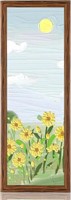 SEALED-Rustic 8x24 Wood Frame with Plexiglass