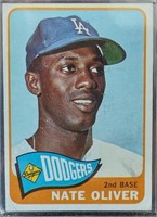 1965 Topps Nate Oliver #59 Los Angeles Dodgers