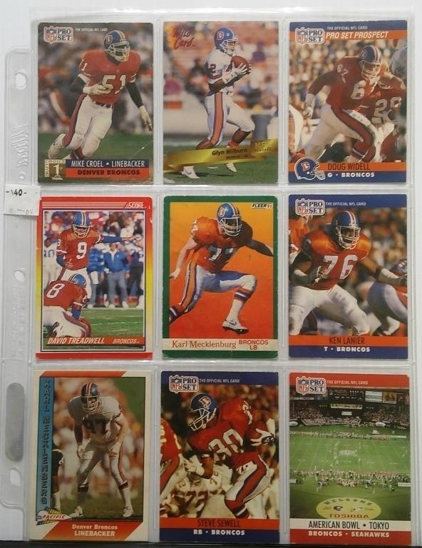 May 2024 Football Collectibles - Manning, Broncos, others
