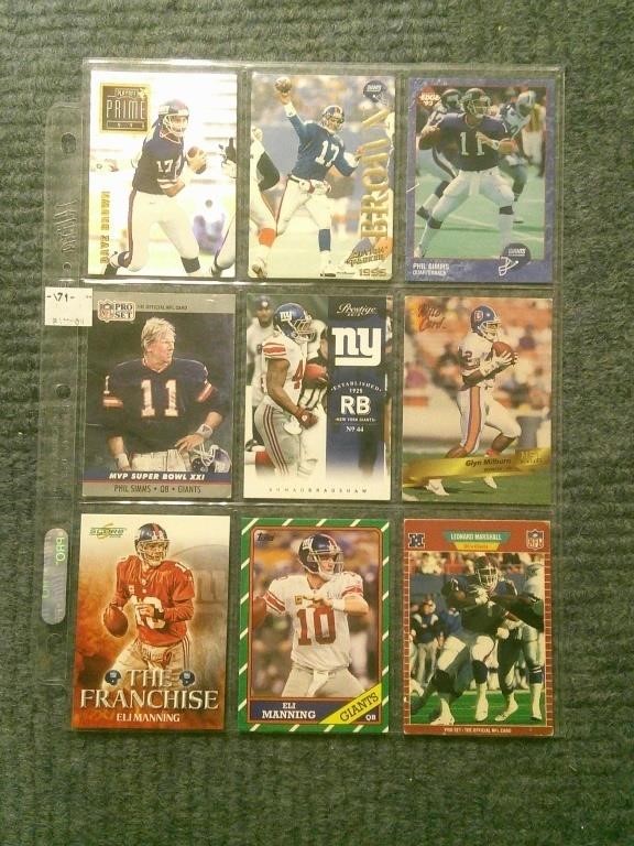 May 2024 Football Collectibles - Manning, Broncos, others