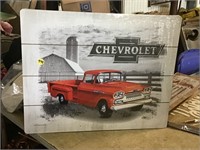 NEW Chevrolet Wood Wall D?cor