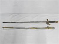 E. A. ARMSTRONG DETROIT MICH. OFFICERS SWORD