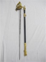 AUTH. USCG OFFICERS SWORD AND SCABBARD PERSONAL