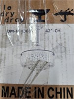 DuMaiWay 42" Dimmable Fandelier Crystal Ceiling