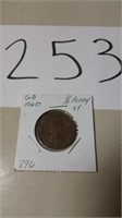 1960 G.B. HALF PENNY