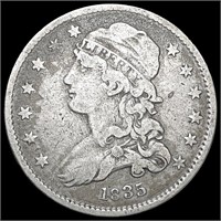 1835 Capped Bust Quarter NICELY CIRCULATED