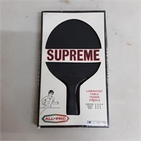 Vintage Supreme laminated table tennis paddle
