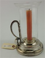 Wallace Silver-plated handled chamber stick