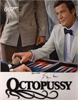 Autograph James Bond 007 Octopussy Poster