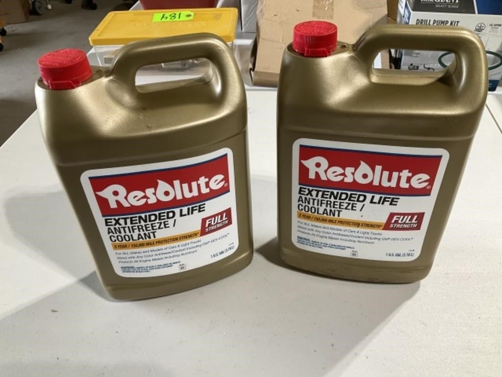 2 Gallons Anti Freeze Full Strength