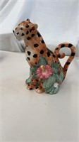 1992 Fitz and Floyd Leopard Pitcher