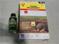 Mole Poison 1/2 Box & Flea Killer NO SHIPPING