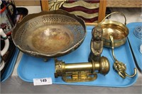 5PC COLLECTION OF BRASS ITEMS