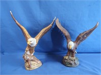 2 Ceramic Eagles