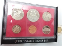 Ensemble d'épreuve numismatique US 1981
