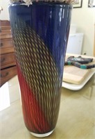 Murano- Style Glass Vase -