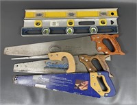 Hand Saws & Levels