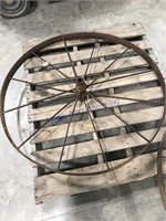 Steel wheel - approx 42" across