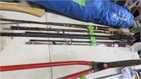5 Misc Fishing Rods * No Reels