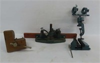 Stanley No.700 Vise, Assorted Clamps, Guide