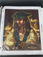 Binder of artwork and photos mostly of Johnny Depp