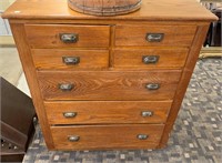 Antique Chestnut Chest Of Drawers