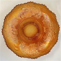 GREAT CARNIVAL GLASS ORANGE TREE BOWL